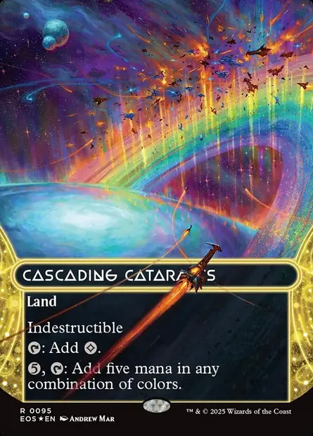 Cascading Cataracts, Magic card EOS 95 — Edge of Eternities: Stellar Sights set