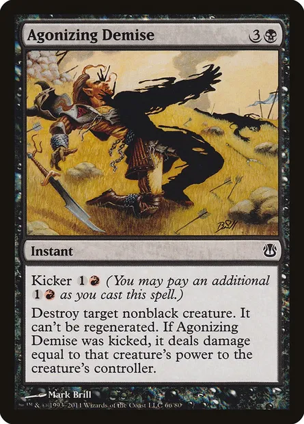Agonizing Demise, Magic card DDH 66 — Duel Decks: Ajani vs. Nicol Bolas set