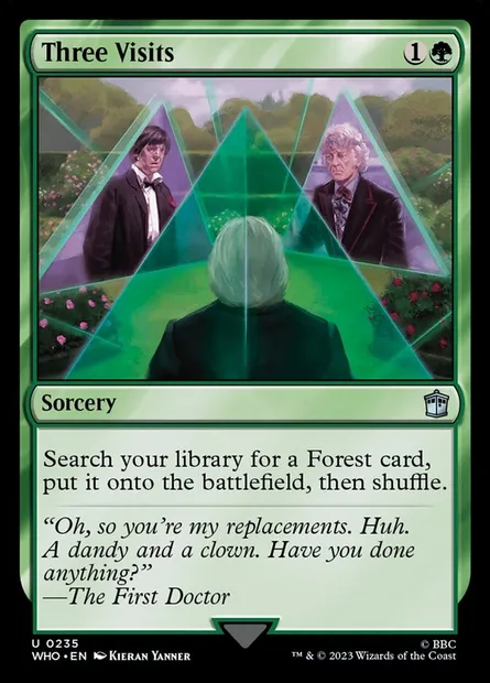 Three Visits, Magic card WHO 235 — Doctor Who set