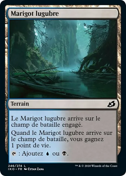 Marigot lugubre, carte Magic IKO 246 — extension Ikoria: Lair of Behemoths