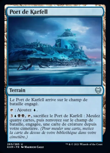 Port de Karfell, carte Magic KHM 265 — extension Kaldheim