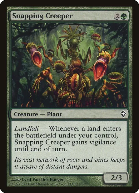 Snapping Creeper, Magic card WWK 112 — Worldwake set