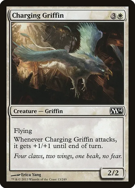 Charging Griffin, Magic card M14 13 — Magic 2014 set