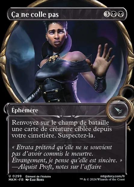 Ça ne colle pas, carte Magic MKM 299 — extension Murders at Karlov Manor
