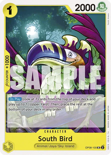 South Bird, carte One Piece OP08-100 — extension TWO LEGENDS