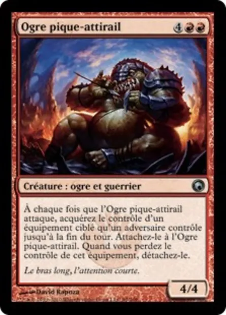 Ogre pique-attirail, carte Magic SOM 99 — extension Cicatrices de Mirrodin