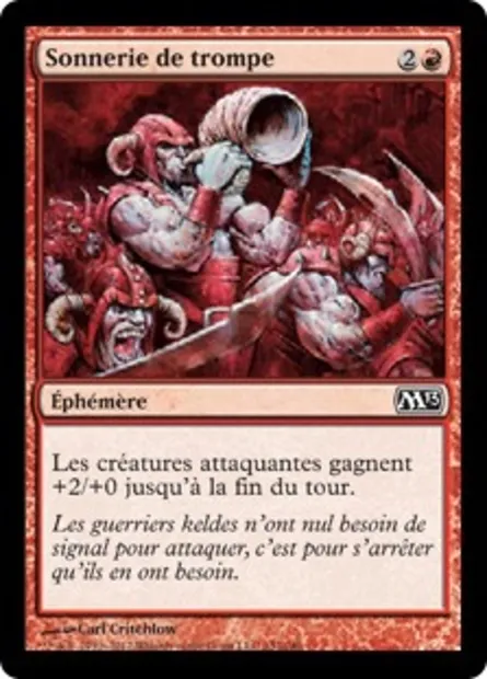 Sonnerie de trompe, carte Magic M13 152 — extension Magic 2013