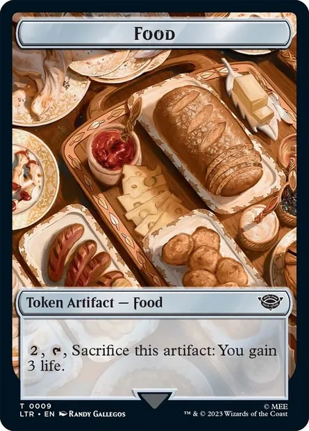 Food, Magic card TLTR 9 — Tales of Middle-earth Tokens set