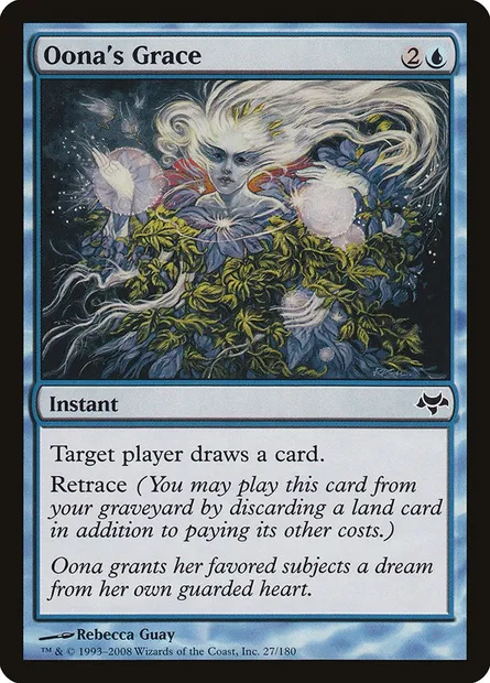 Oona's Grace, Magic card EVE 27 — Eventide set
