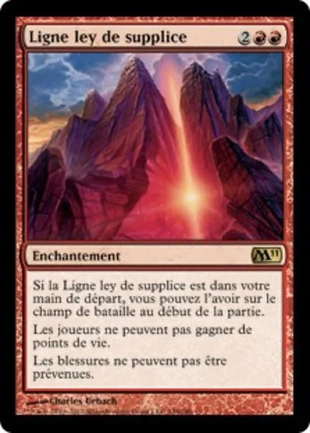 Ligne ley de supplice, carte Magic M11 148 — extension Magic 2011
