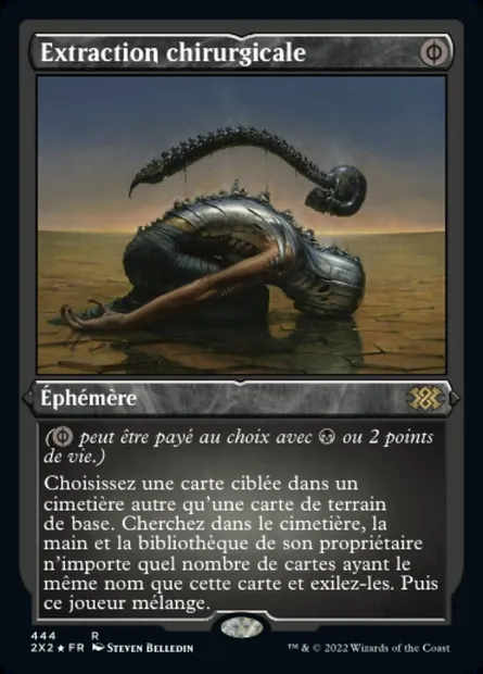Extraction chirurgicale, carte Magic 2X2 444 — extension Double Masters 2022