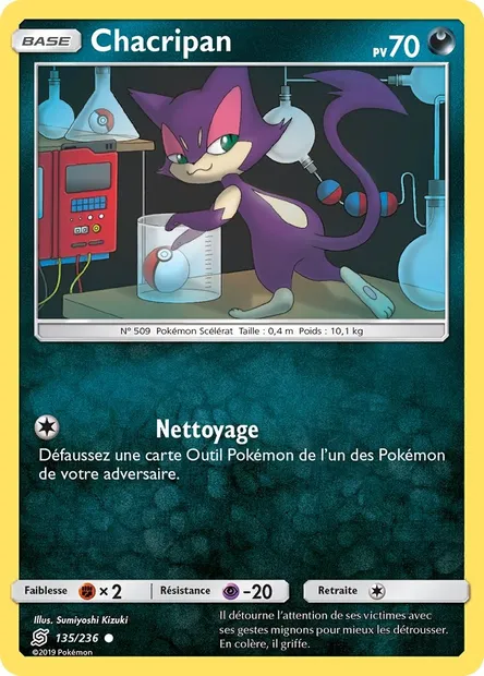 Chacripan, carte Pokémon UNM 135 — extension Harmonie des Esprits