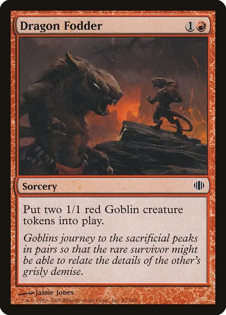 Dragon Fodder, Magic card ALA 97 — Shards of Alara set