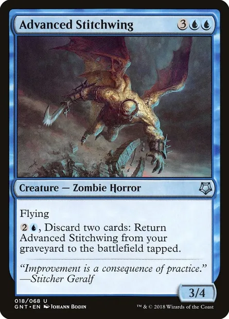 Évolution aux ailes suturées, carte Magic GNT 18 — extension Game Night