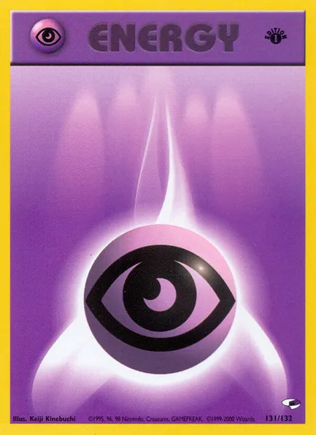 Psychic Energy, Pokémon card GH 131 — Gym Heroes set