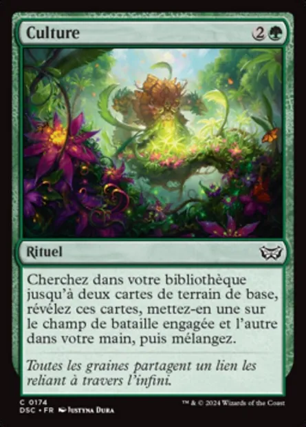 Culture, carte Magic DSC 174 — extension Duskmourn: House of Horror Commander