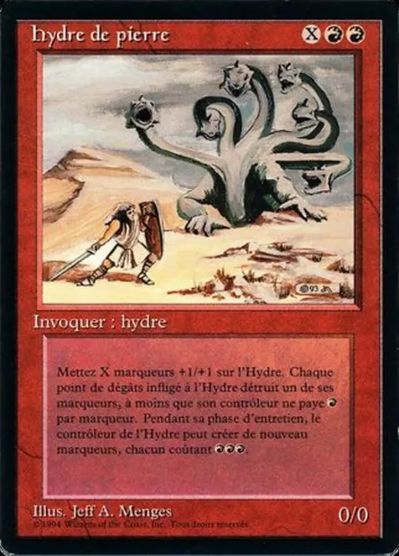 Rock Hydra, Magic card FBB 173 — Foreign Black Border set