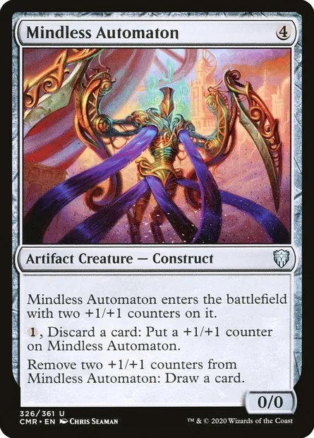 Mindless Automaton, Magic card CMR 326 — Commander Legends set