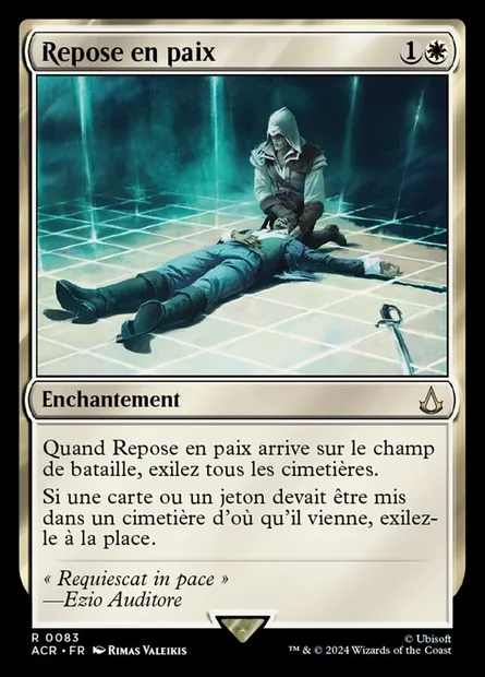 Repose en paix, carte Magic ACR 83 — extension Assassin's Creed