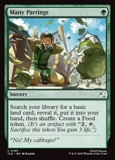 Many Partings, Magic card TLE 169 — Avatar: The Last Airbender Eternal set