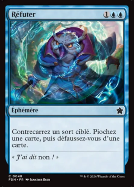 Réfuter, carte Magic FDN 48 — extension Foundations