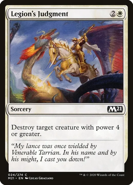 Legion's Judgment, Magic card M21 24 — Core Set 2021 set