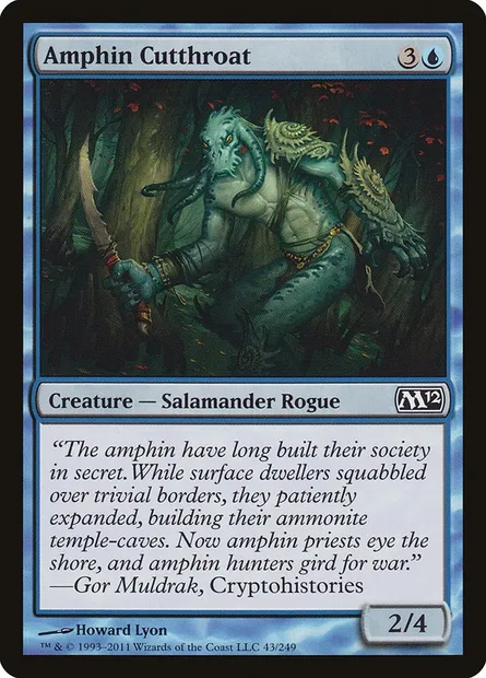 Amphin Cutthroat, Magic card M12 43 — Magic 2012 set
