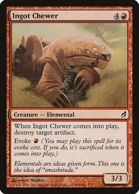 Ingot Chewer, Magic card LRW 180 — Lorwyn set