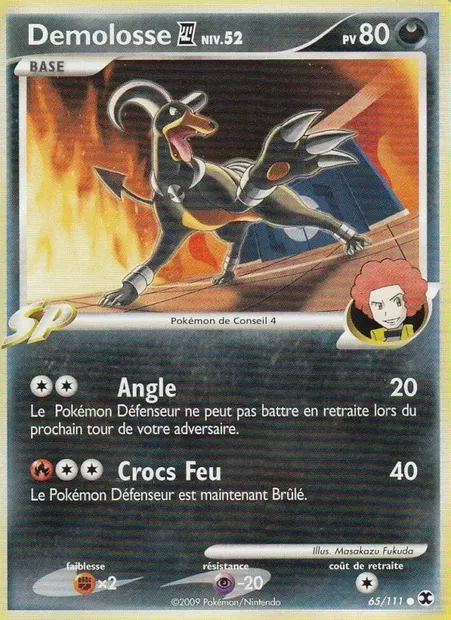 Demolosse 4 Niv. 52, carte Pokémon RR 65 — extension Rivaux Émergeants