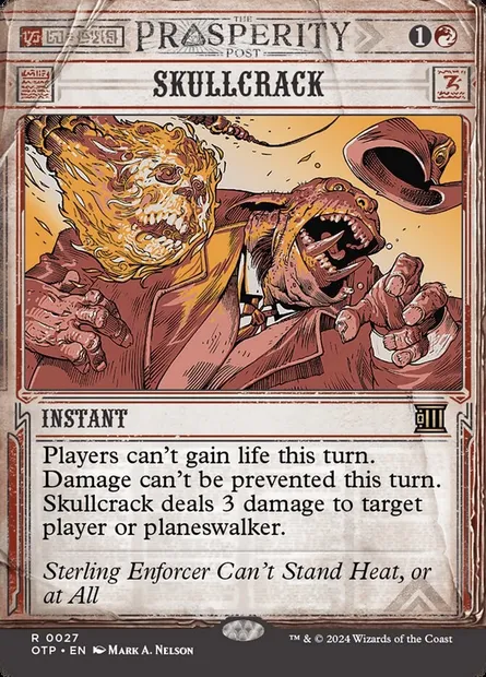 Skullcrack, Magic card OTP 27 — Breaking News set