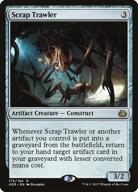 Scrap Trawler, Magic card AER 175 — Aether Revolt set