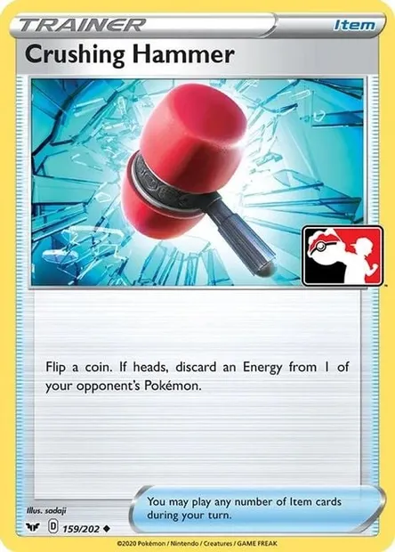 Crushing Hammer, Pokémon card PPS 159-3 — Play! Pokémon Prize Pack Series set