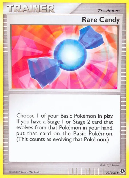 Rare Candy, Pokémon card GE 102 — Great Encounters set