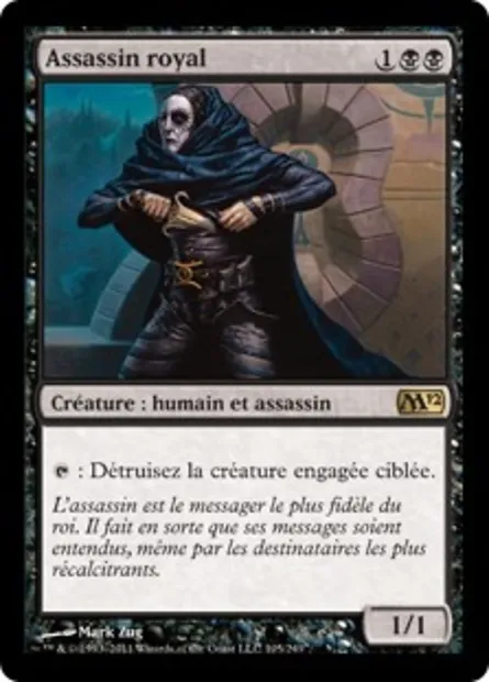 Assassin royal, carte Magic M12 105 — extension Magic 2012
