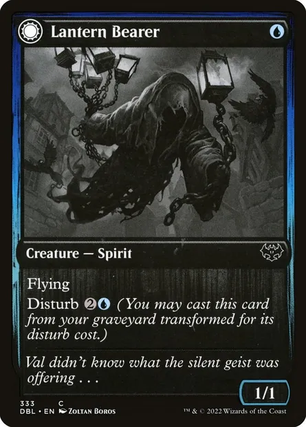 Lantern Bearer // Lanterns' Lift, Magic card DBL 333 — Innistrad: Double Feature set