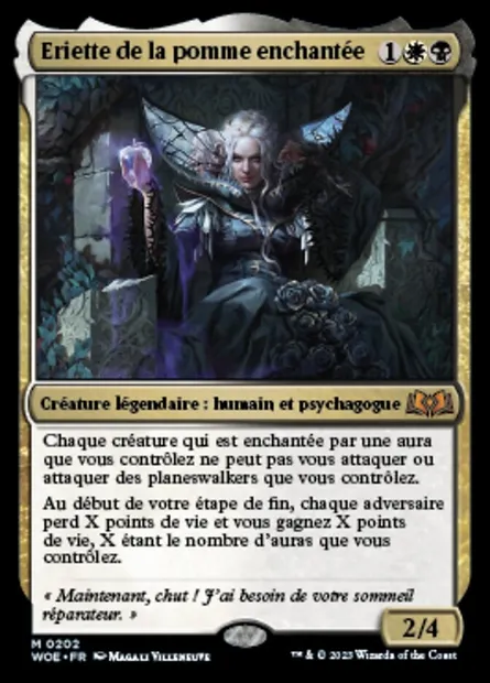 Eriette de la pomme enchantée, carte Magic WOE 202 — extension Wilds of Eldraine