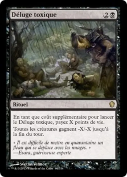 Déluge toxique, carte Magic C13 96 — extension Commander 2013