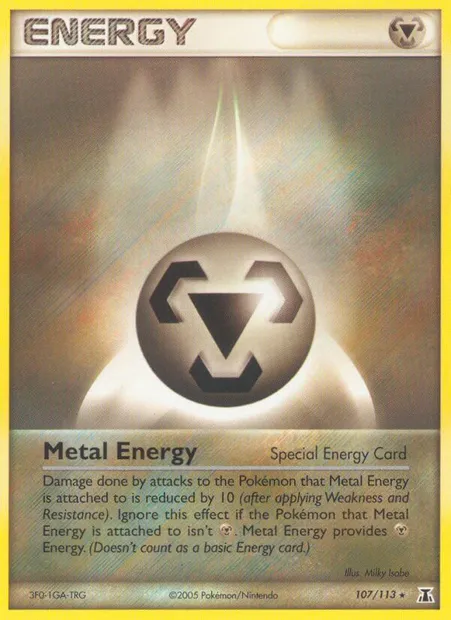 Metal Energy, Pokémon card DS 107 — Delta Species set