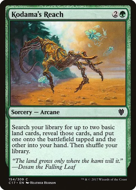 Kodama's Reach, Magic card C17 154 — Commander 2017 set