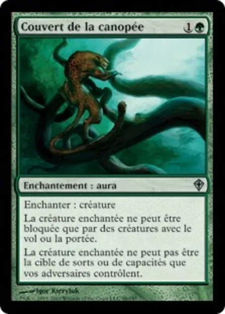 Couvert de la canopée, carte Magic WWK 98 — extension Worldwake