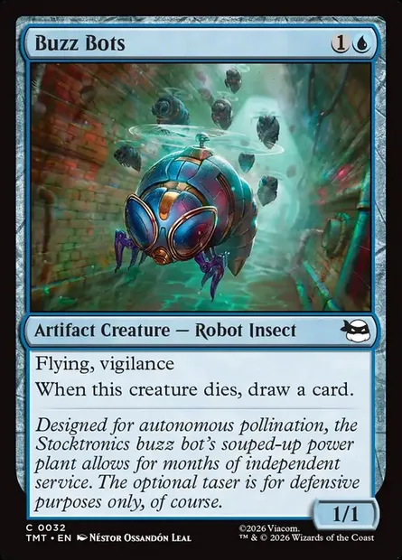 Buzz Bots, Magic card TMT 32 — Teenage Mutant Ninja Turtles set