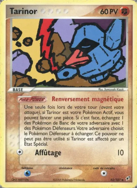 Tarinor, carte Pokémon DX 42 — extension EX Deoxys