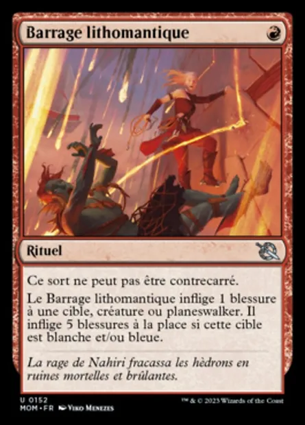 Barrage lithomantique, carte Magic MOM 152 — extension L'invasion des machines