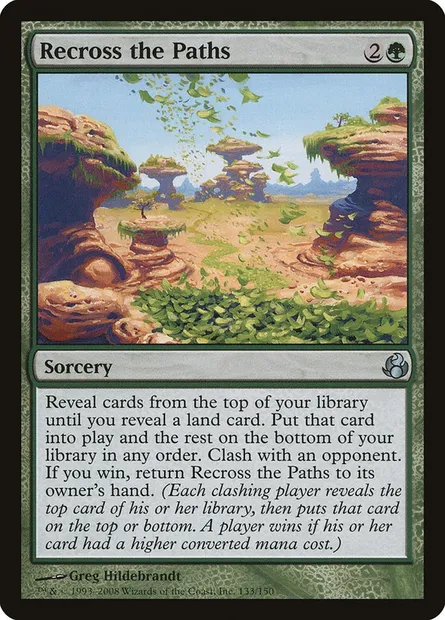 Recross the Paths, Magic card MOR 133 — Morningtide set
