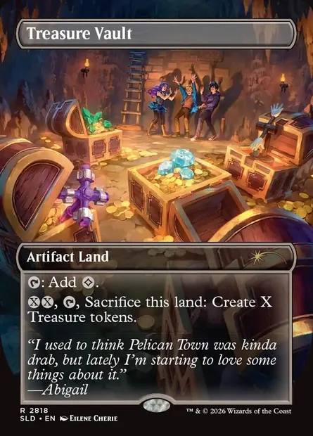 Treasure Vault, Magic card SLD 2818 — Secret Lair Drop set