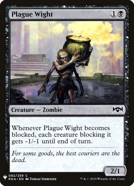 Plague Wight, Magic card PLST RNA-82 — The List set