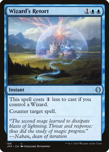 Wizard's Retort, Magic card JMP 198 — Jumpstart set