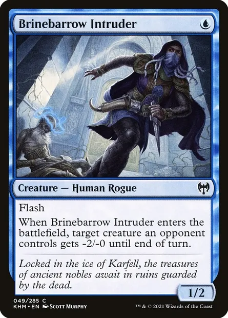 Brinebarrow Intruder, Magic card KHM 49 — Kaldheim set