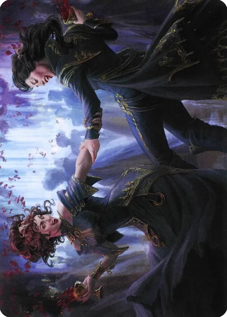 Falkenrath Celebrants // Falkenrath Celebrants, Magic card AVOW 43 — Crimson Vow Art Series set