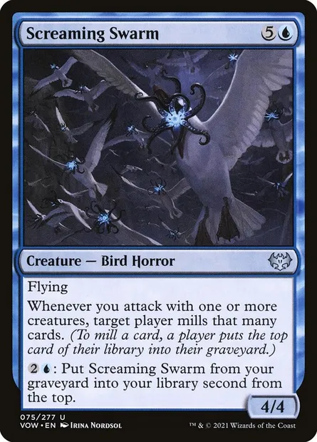 Screaming Swarm, Magic card VOW 75 — Innistrad: Crimson Vow set